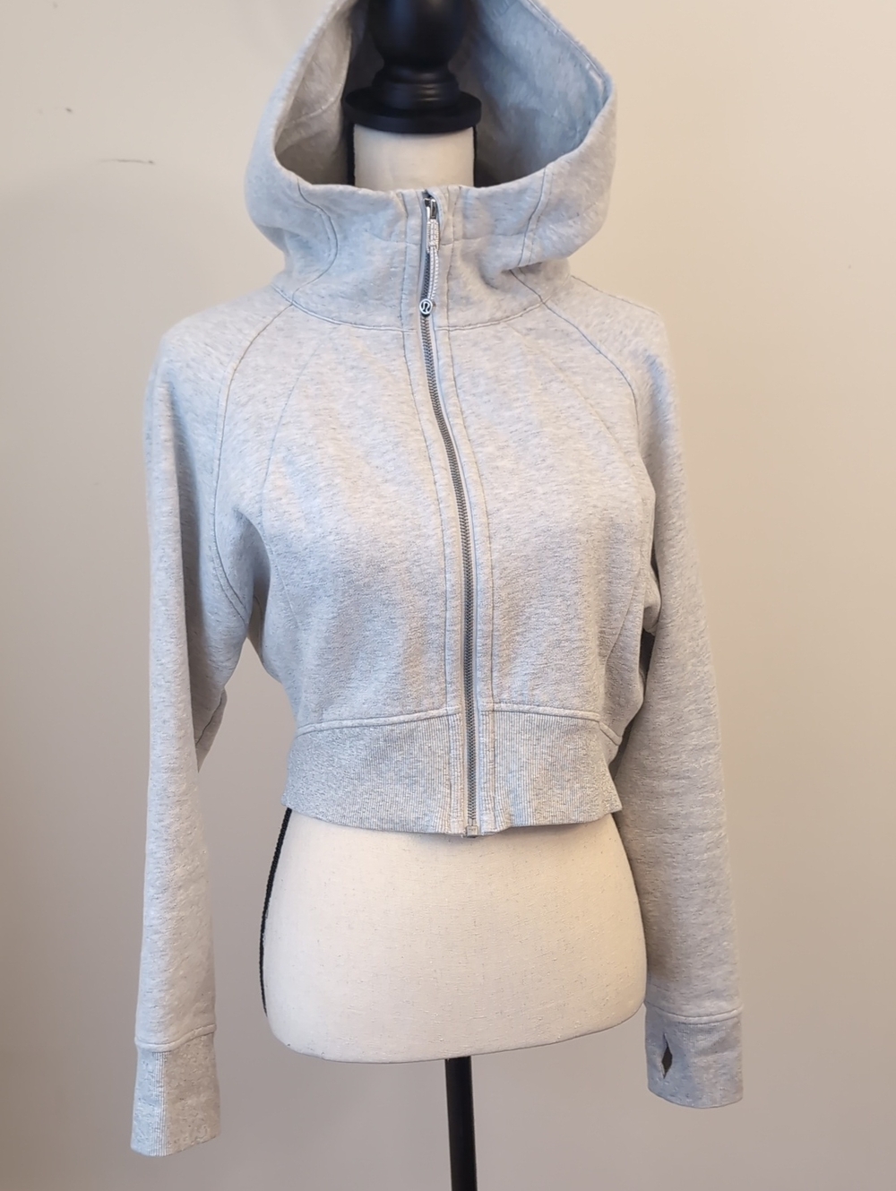 lululemon Light Heather Gray Hoodie